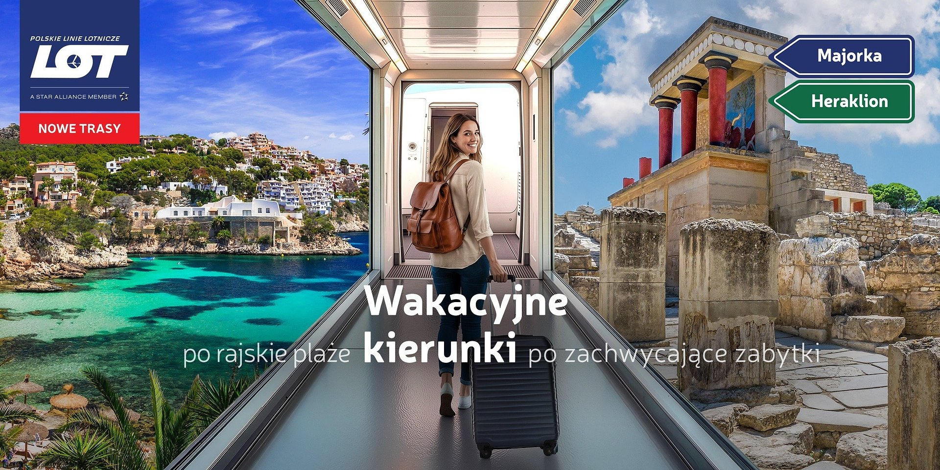 Śródziemnomorskie lato w najlepszym wydaniu. PLL LOT zainaugurowały połączenia na Kretę i Majorkę