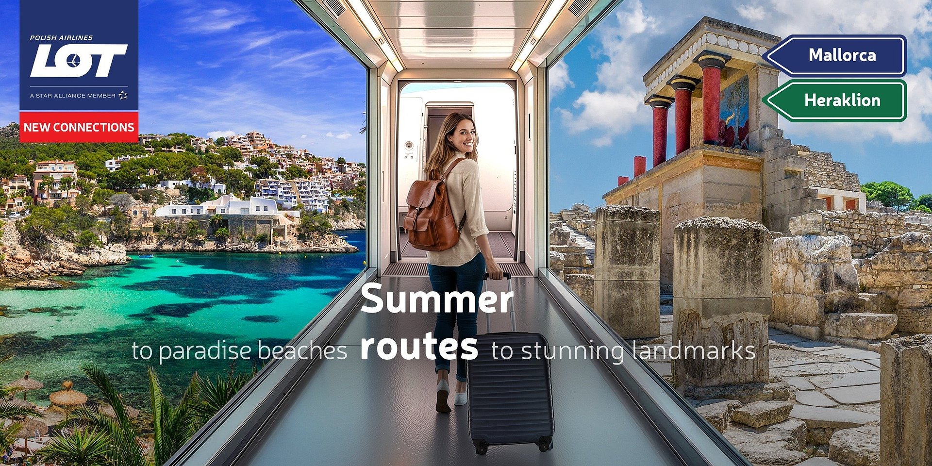 Mediterranean summer at its finest. LOT Polish Airlines has launched flights to Crete and Mallorca
