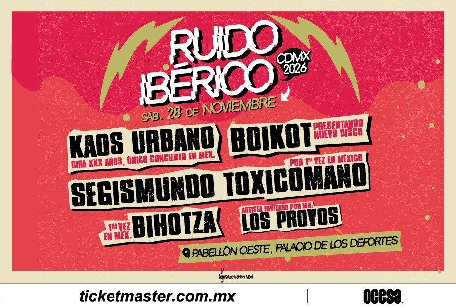 El Ruido Ibérico llegará a la Ciudad de México, una cita histórica con el punk en español