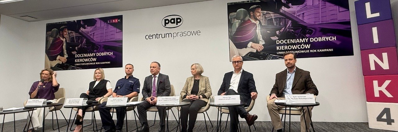 Jazda zgodna z przepisami i bezpieczna. LINK4 podsumowuje rok kampanii Doceniamy Dobrych Kierowców