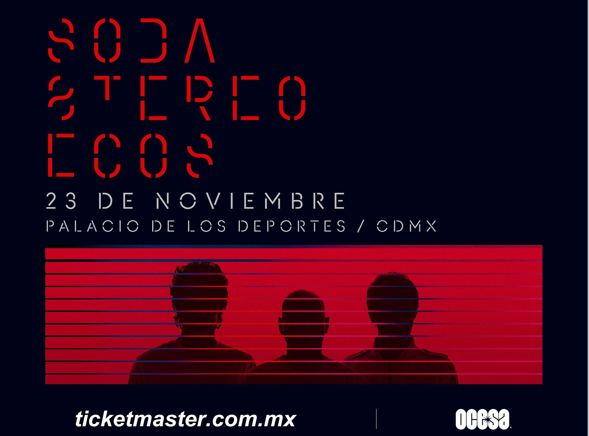 Soda Stereo ECOS una nueva oportunidad, nueva fecha en la CDMX