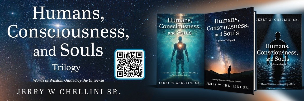 Jerry Chellini Shares a Lifetime of Reflection and Spiritual Insight in the Humans, Consciousness, and Souls Trilogy