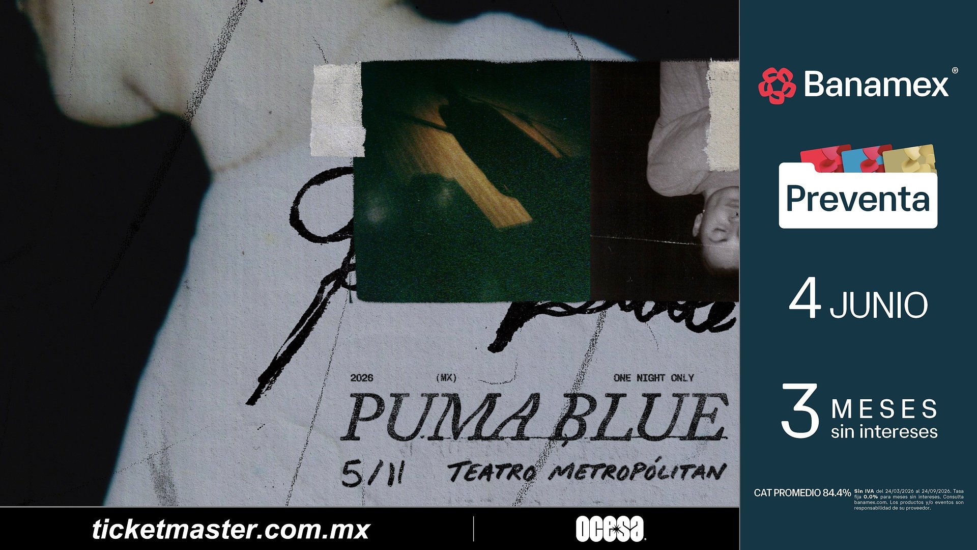 Puma Blue: El renacimiento nocturno y vulnerable que conquistará el Teatro Metropólitan
