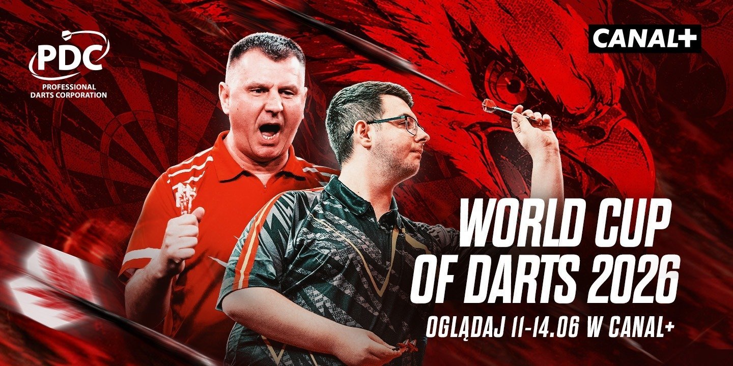 Reprezentacja Polski powalczy o World Cup of Darts - transmisje na żywo w CANAL+!