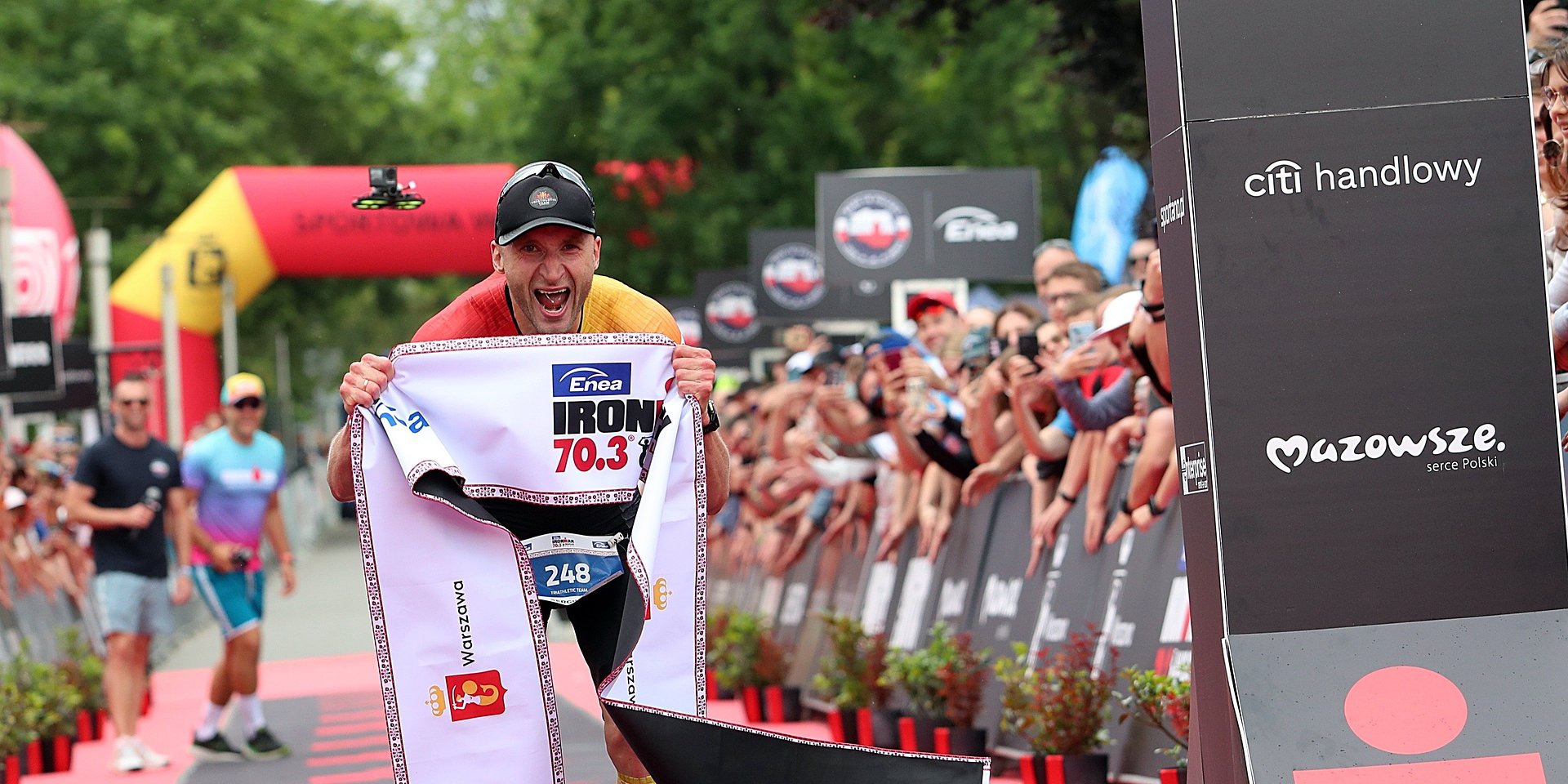 Warszawiak nie dał szans innym. Sergiusz Sobczyk bezapelacyjnym zwycięzcą Enea IRONMAN 70.3 Warsaw