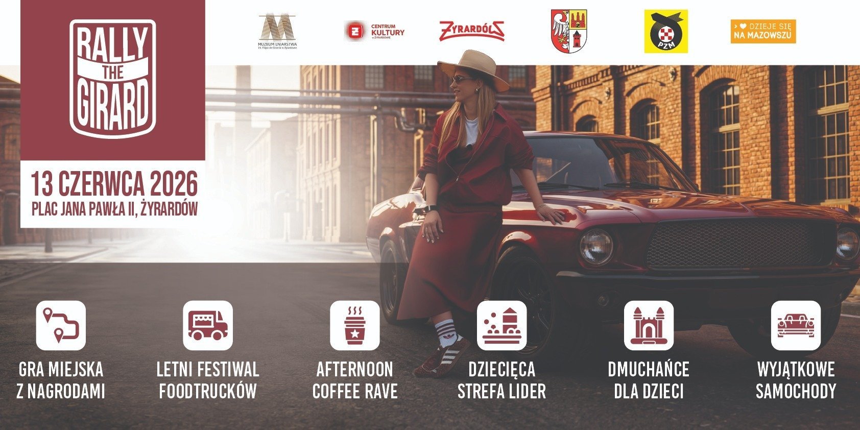 Żyrardów zaprasza na niezwykłą przygodę. Już 13 czerwca odbędzie się rajd z fabułą - Rally The Girard