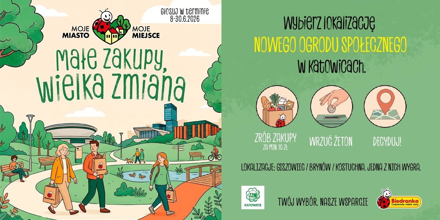 Biedronka oddaje głos mieszkańcom Katowic