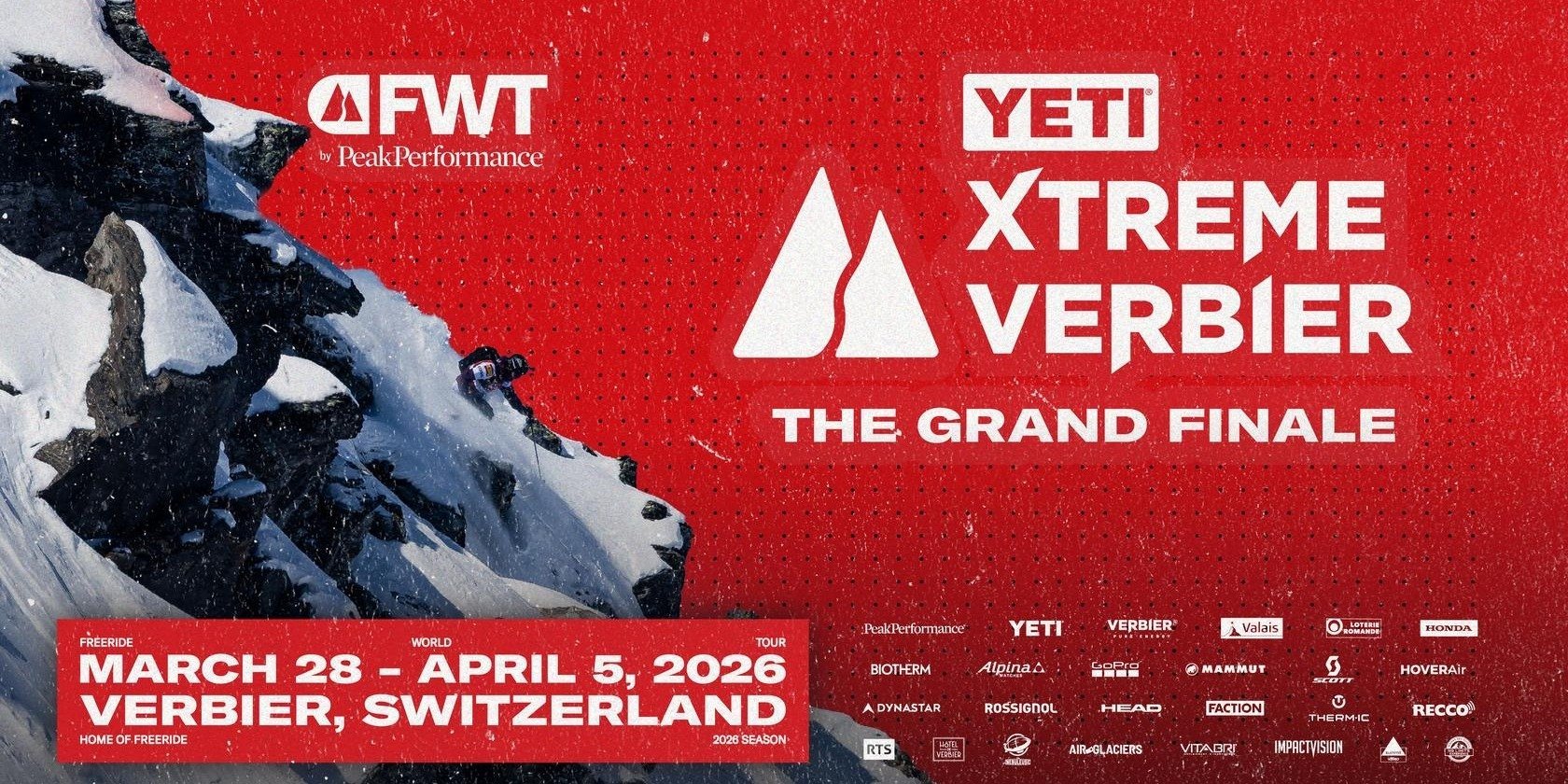 The YETI Xtreme Verbier set to crown the 2026 FIS Freeride World Tour Champions