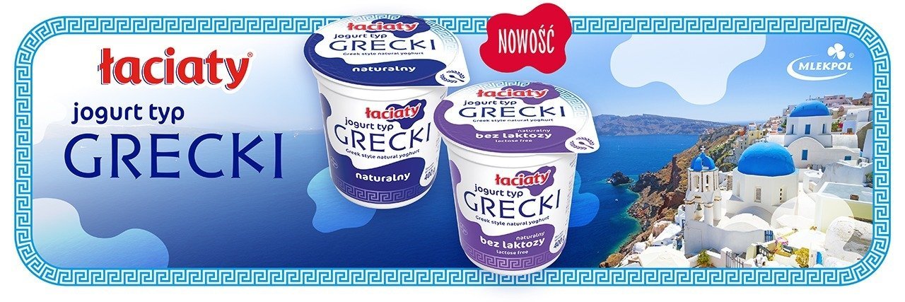 Jogurt typu greckiego naturalny – nowość od marki Łaciate!