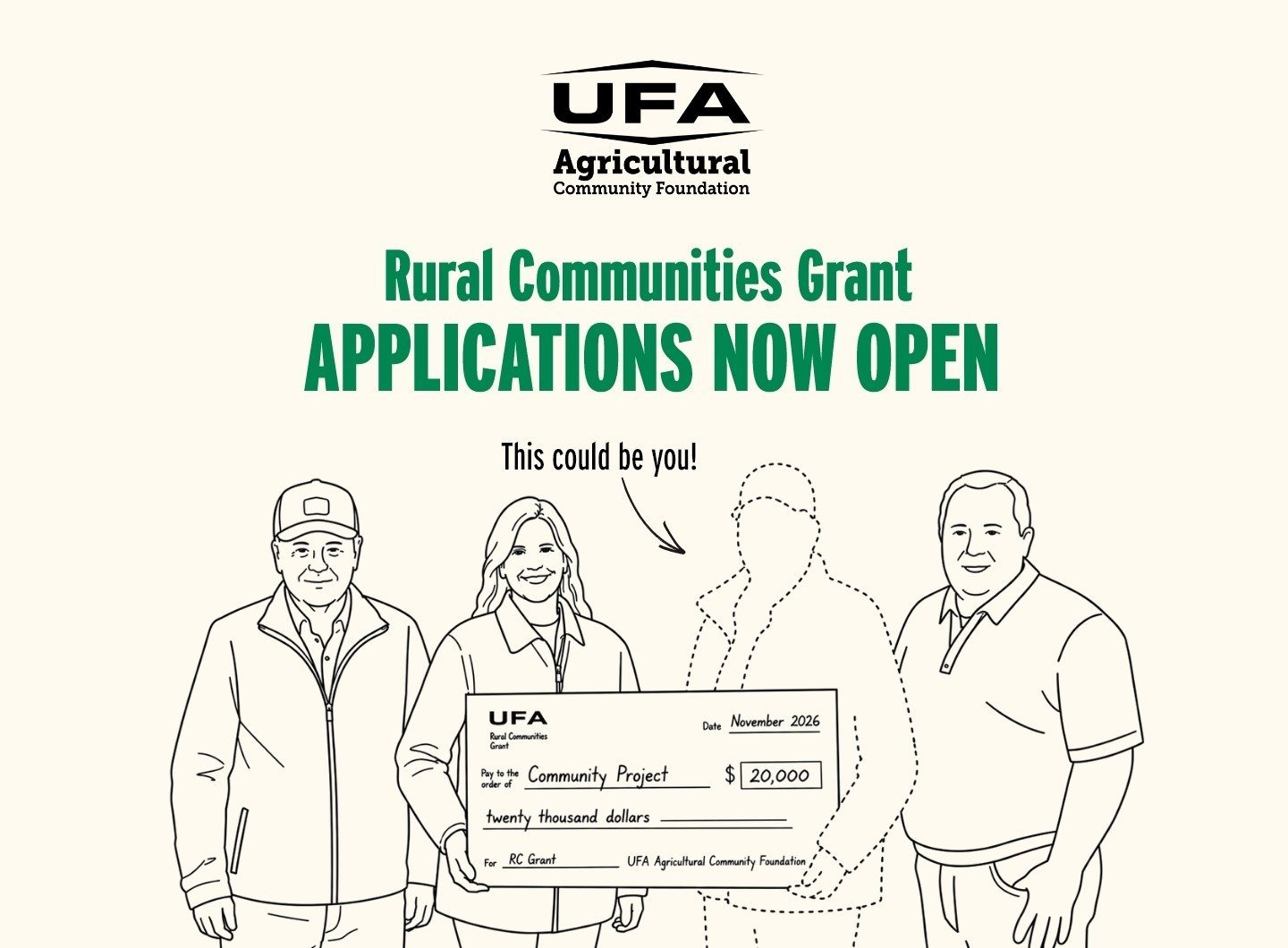 Now Accepting Applications for the UFA Foundation’s Rural Communities Grant Program