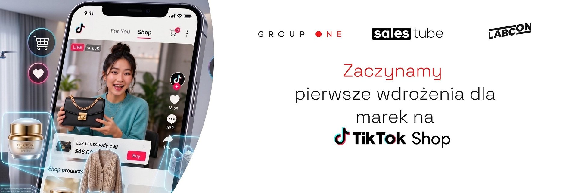Group One z pełną certyfikacją TikTok Shop. Salestube i Labcon rozpoczynają pierwsze wdrożenia dla marek Venezia, Wittchen i 42 Moments.