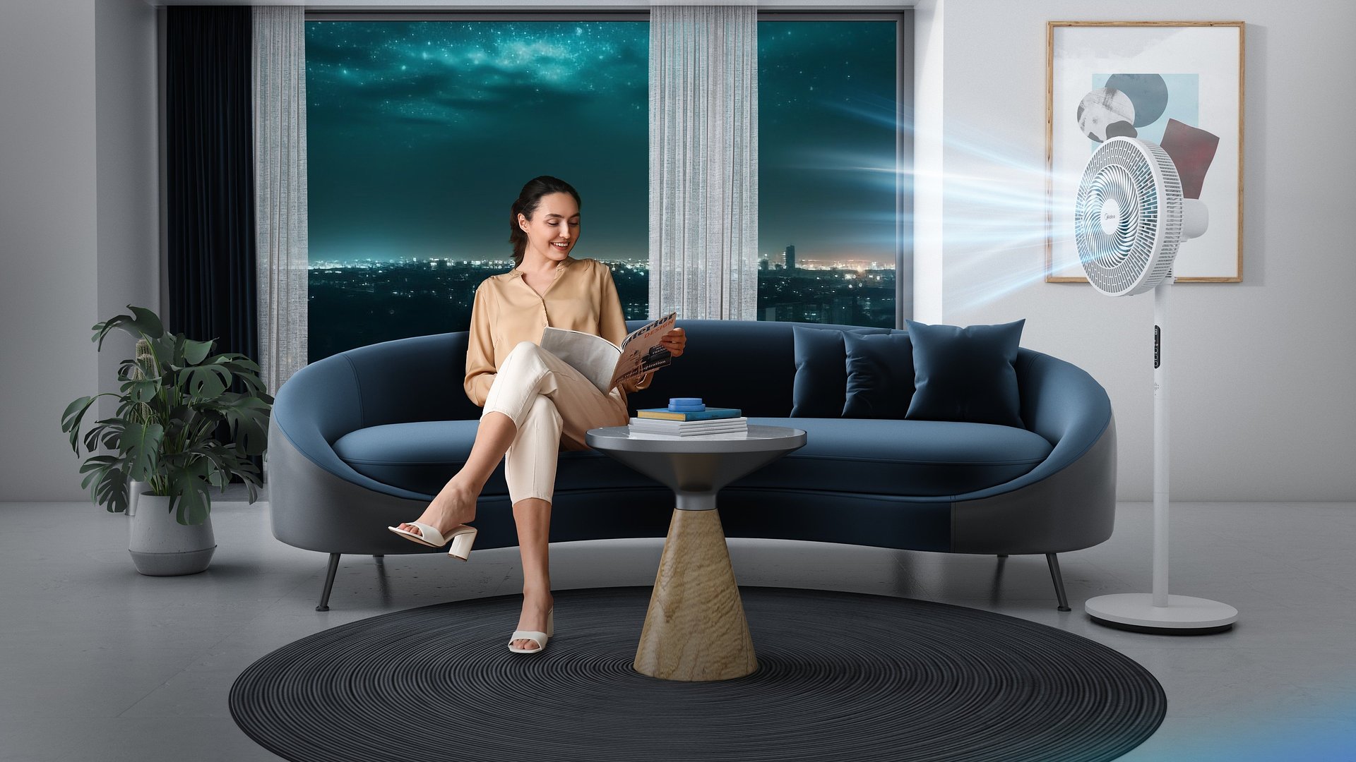Midea presenta INTRINITY FAN: il comfort estivo di casa si reinventa tra silenzio, potenza e controllo smart
