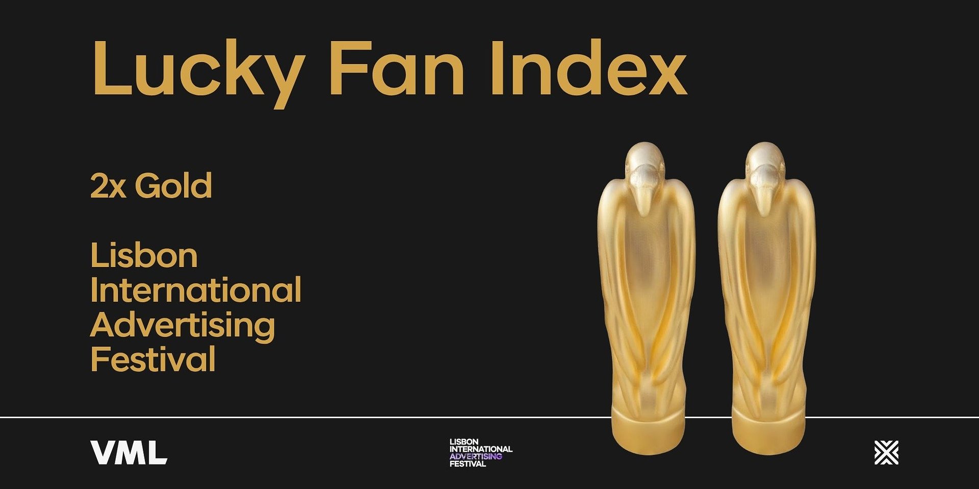 Dwa Złota dla Lucky Fan Index na festiwalu w Lizbonie