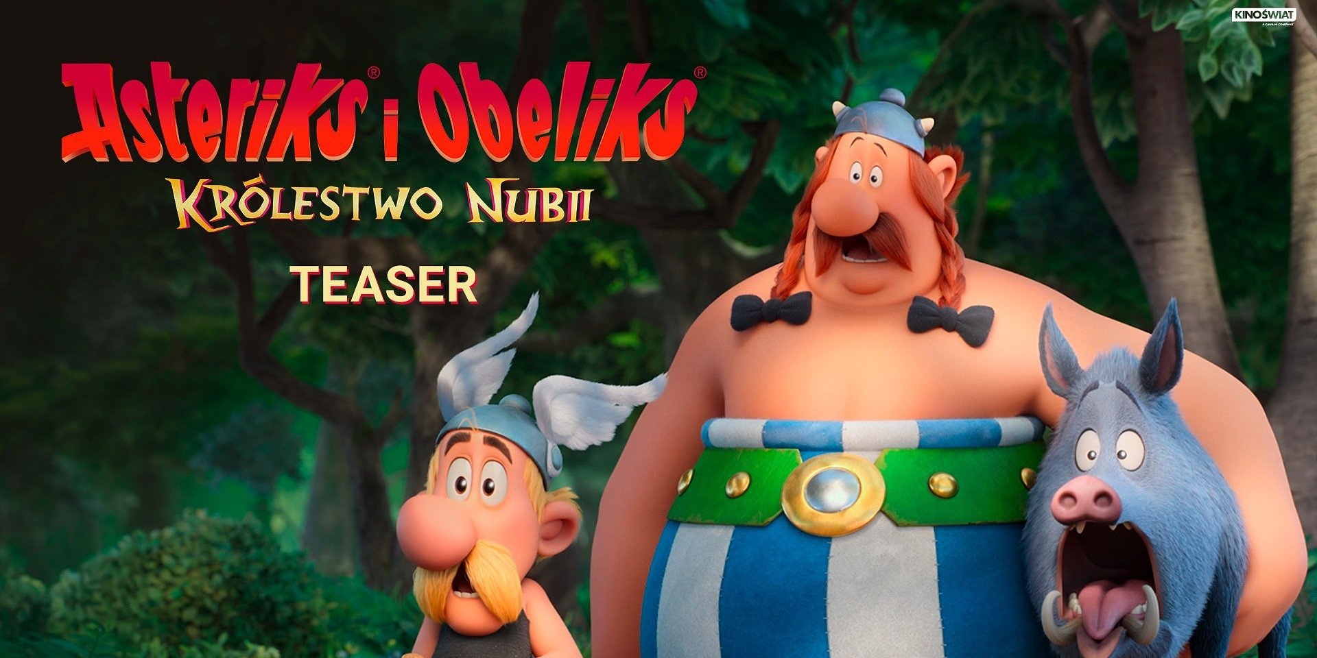 Zobacz zwiastun teaserowy filmu ASTERIKS I OBELIKS: KRÓLESTWO NUBII