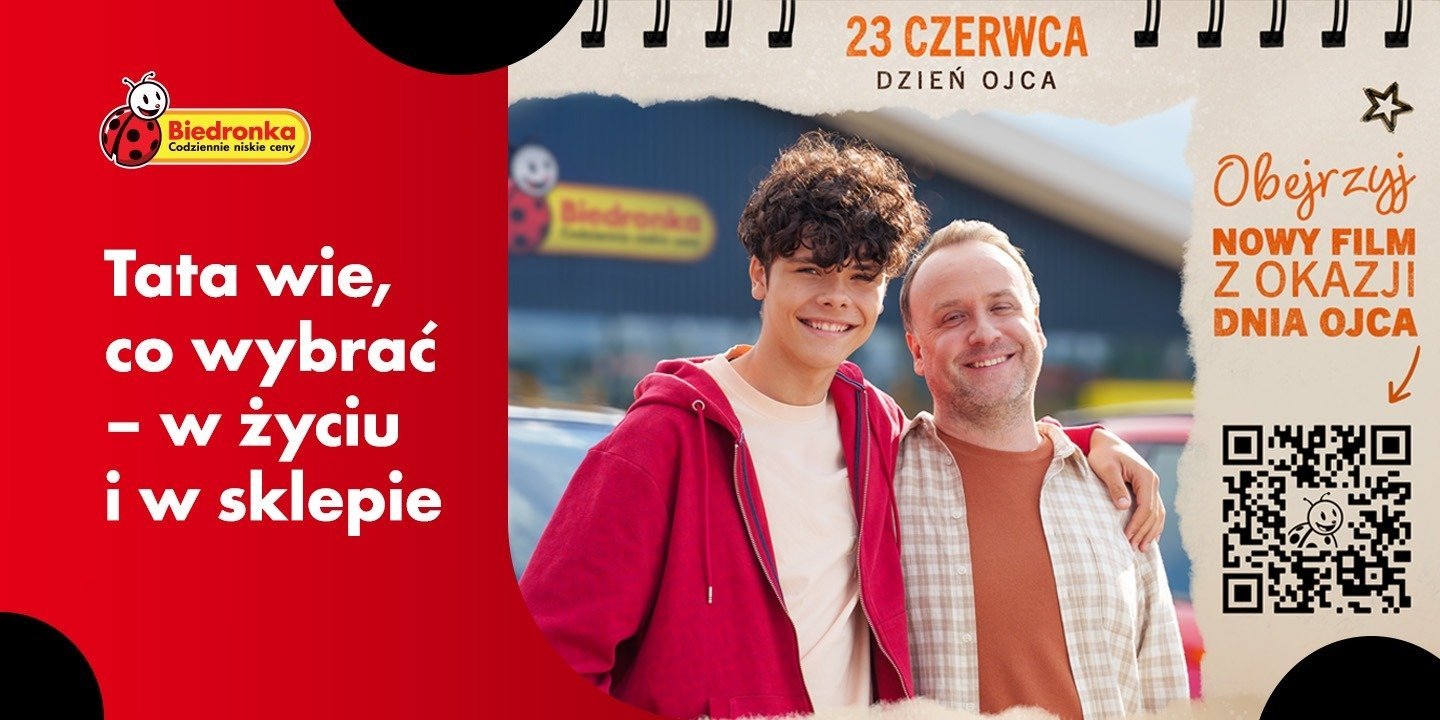 Biedronka: Tata wie, co wybrać – w  życiu i w sklepie