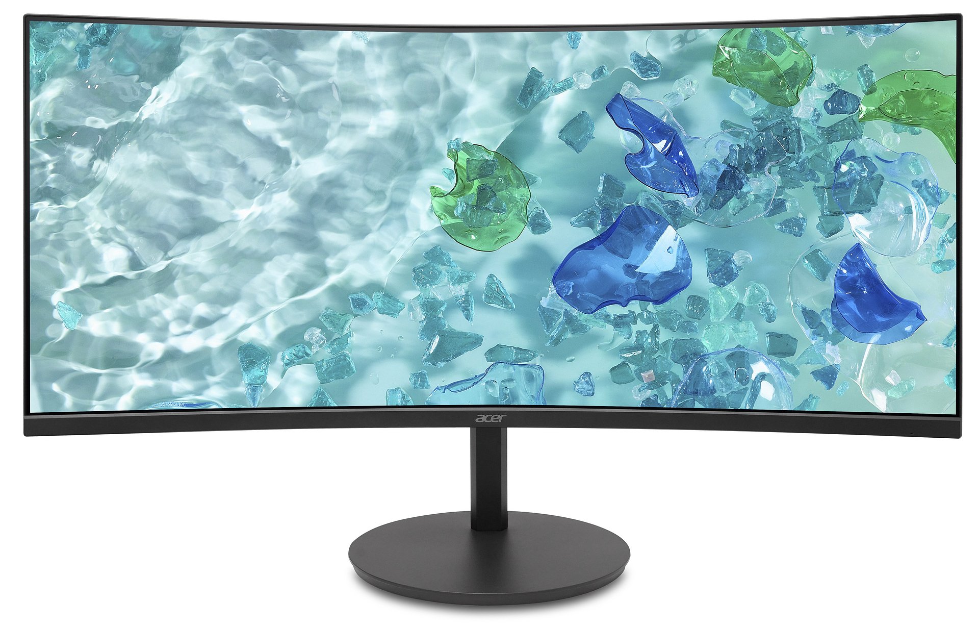 Acer Vero CB343CURJ0 ab sofort verfügbar: Curved-Monitor vereint Webcam, Dockingstation und Netzwerkanschluss