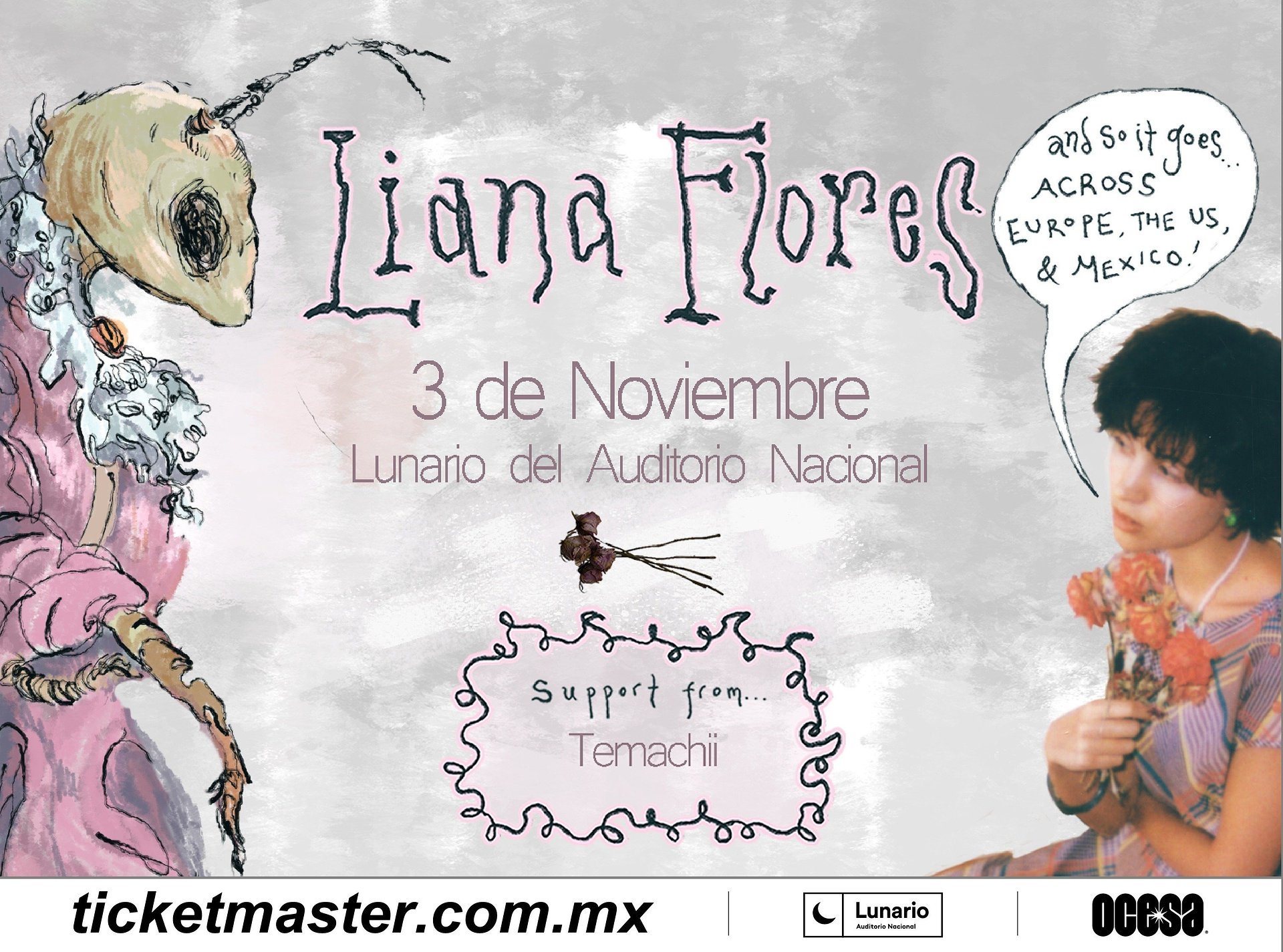 El aura única de Liana Flores llegará a la CDMX por primera vez