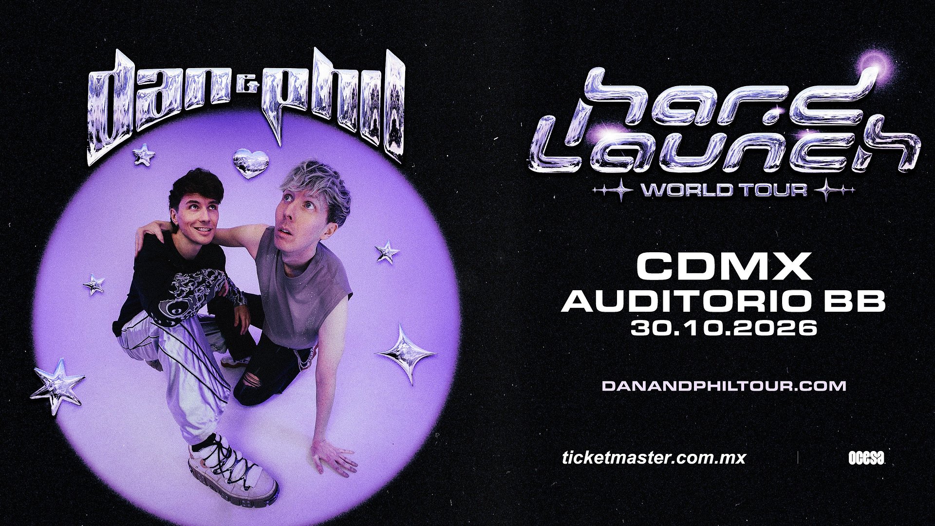 ¡DAN AND PHIL: HARD LAUNCH WORLD TOUR LLEGA A CDMX!