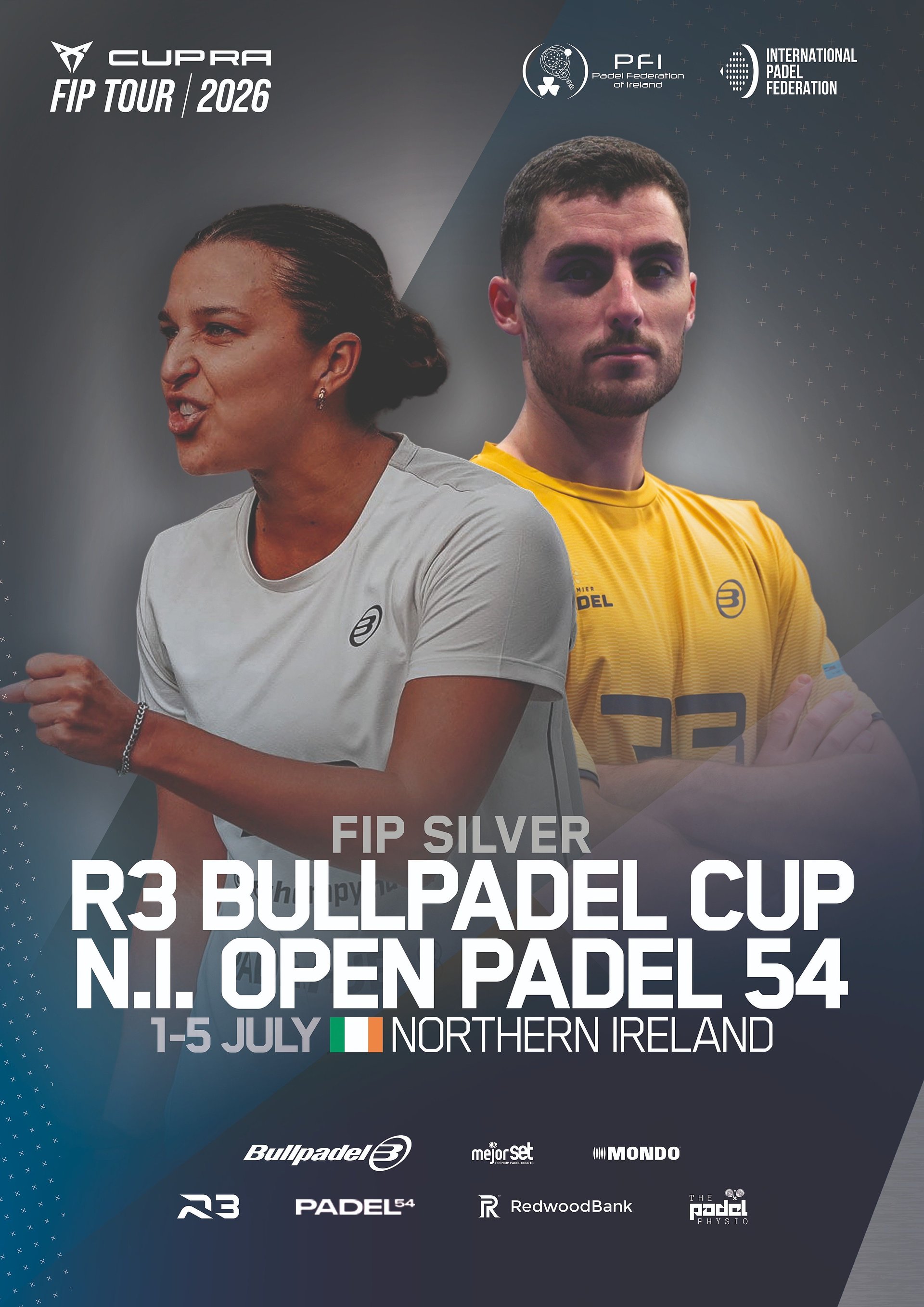 Northern Ireland to host record UK padel field