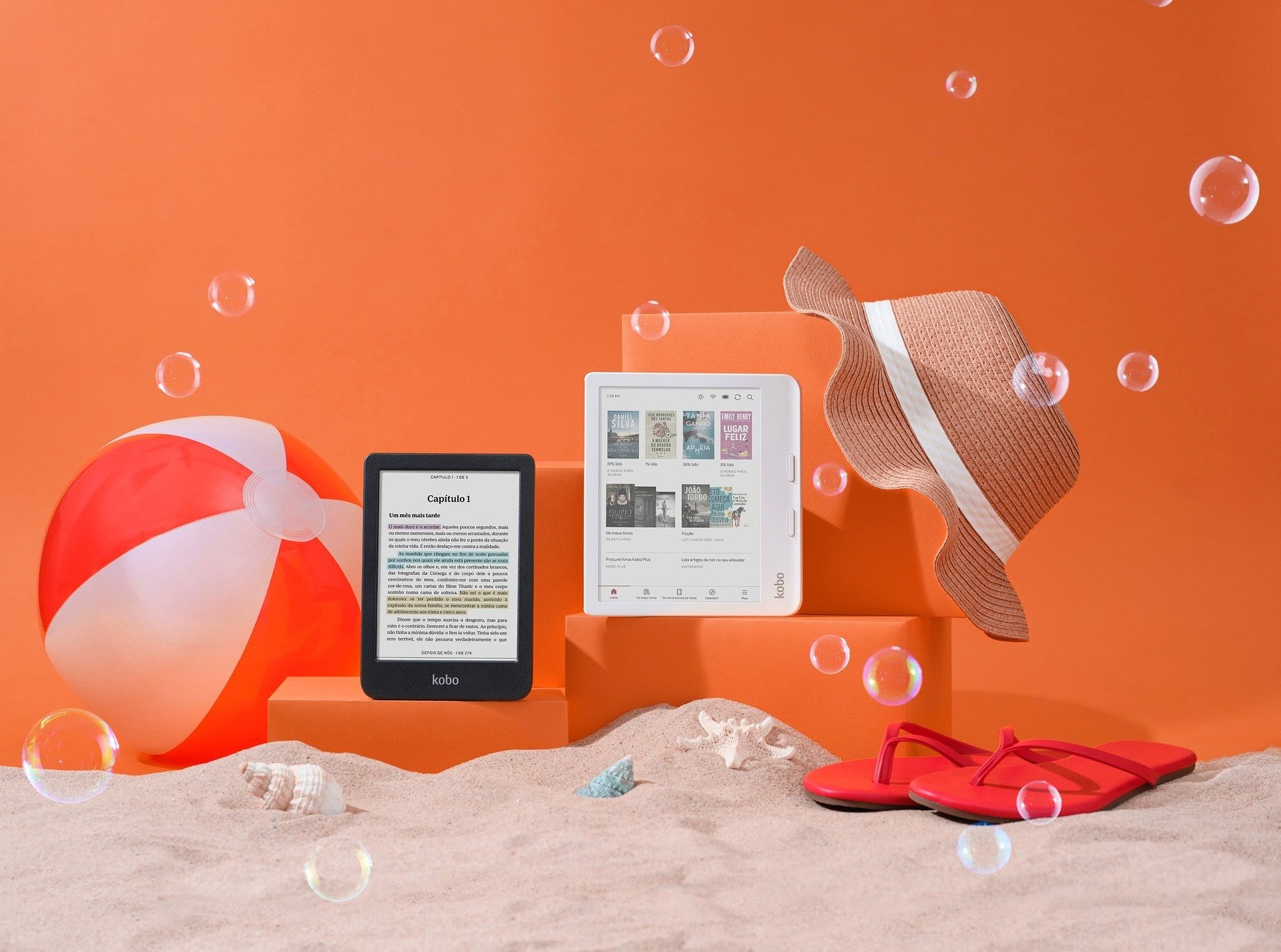 Kobo celebra chegada do verão com campanhas especiais nos seus eReaders a cores