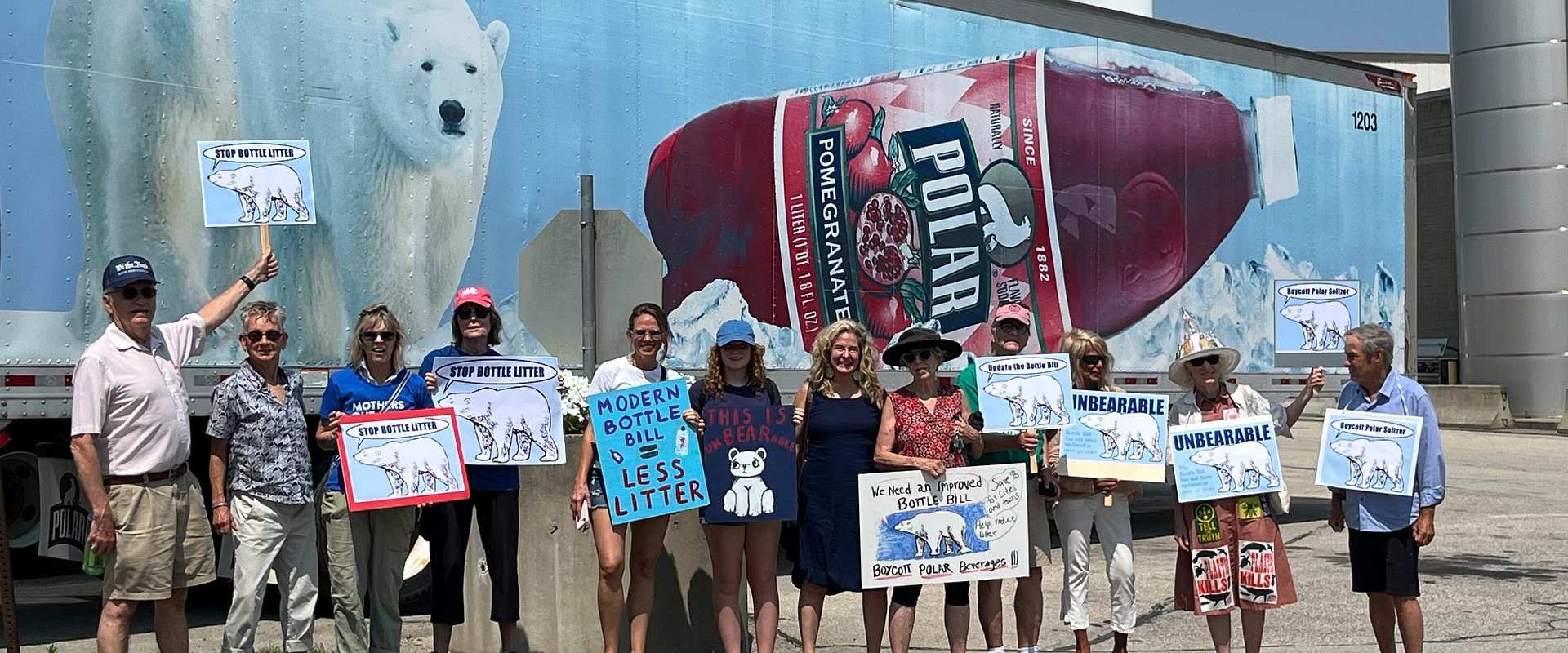 Environmental groups launch summer boycott of Polar Beverages, demanding end to Bottle Bill opposition