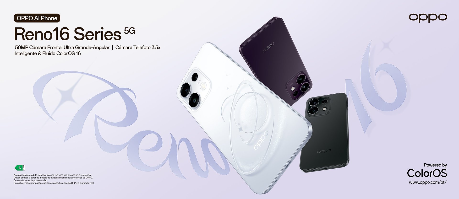 Série OPPO Reno16 chegou oficialmente a Portugal