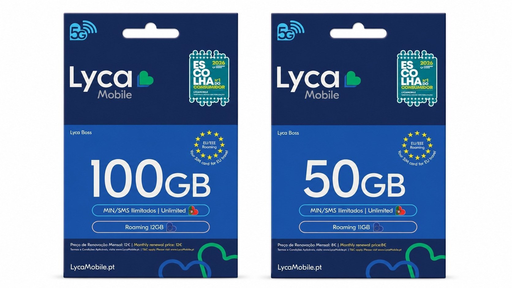 Planos Lyca Boss chegam ao retalho com dados acumuláveis e ativação imediata em loja