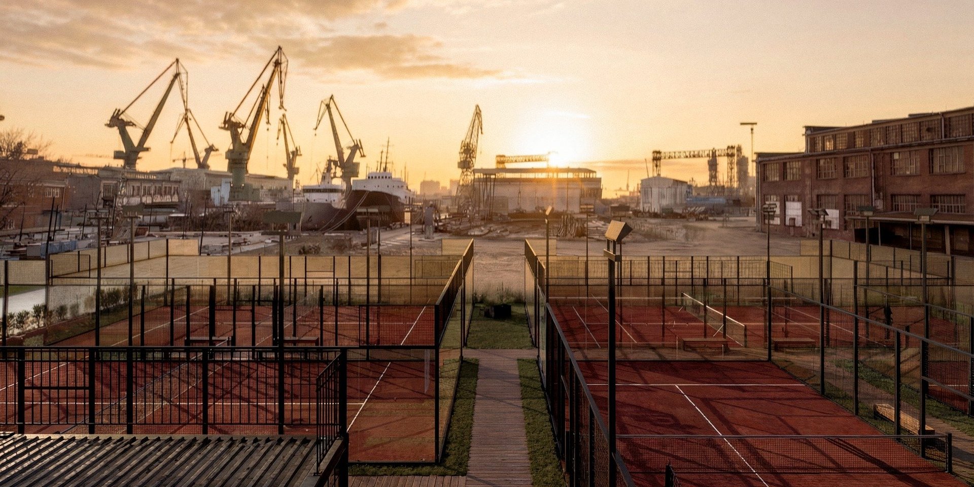 Stocznia Centrum Gdańsk rozwija ofertę sportową. Powstaje Kortownia – nowoczesny kompleks do gry w padla