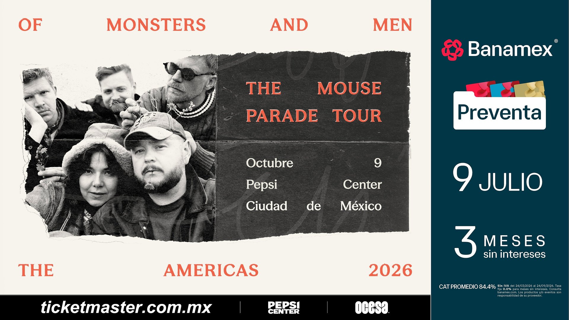 OF MONSTERS AND MEN DESDE REIKIAVIK HASTA EL ESCENARIO GLOBAL: THE MOUSE PARADE LLEGA A CIUDAD DE MÉXICO