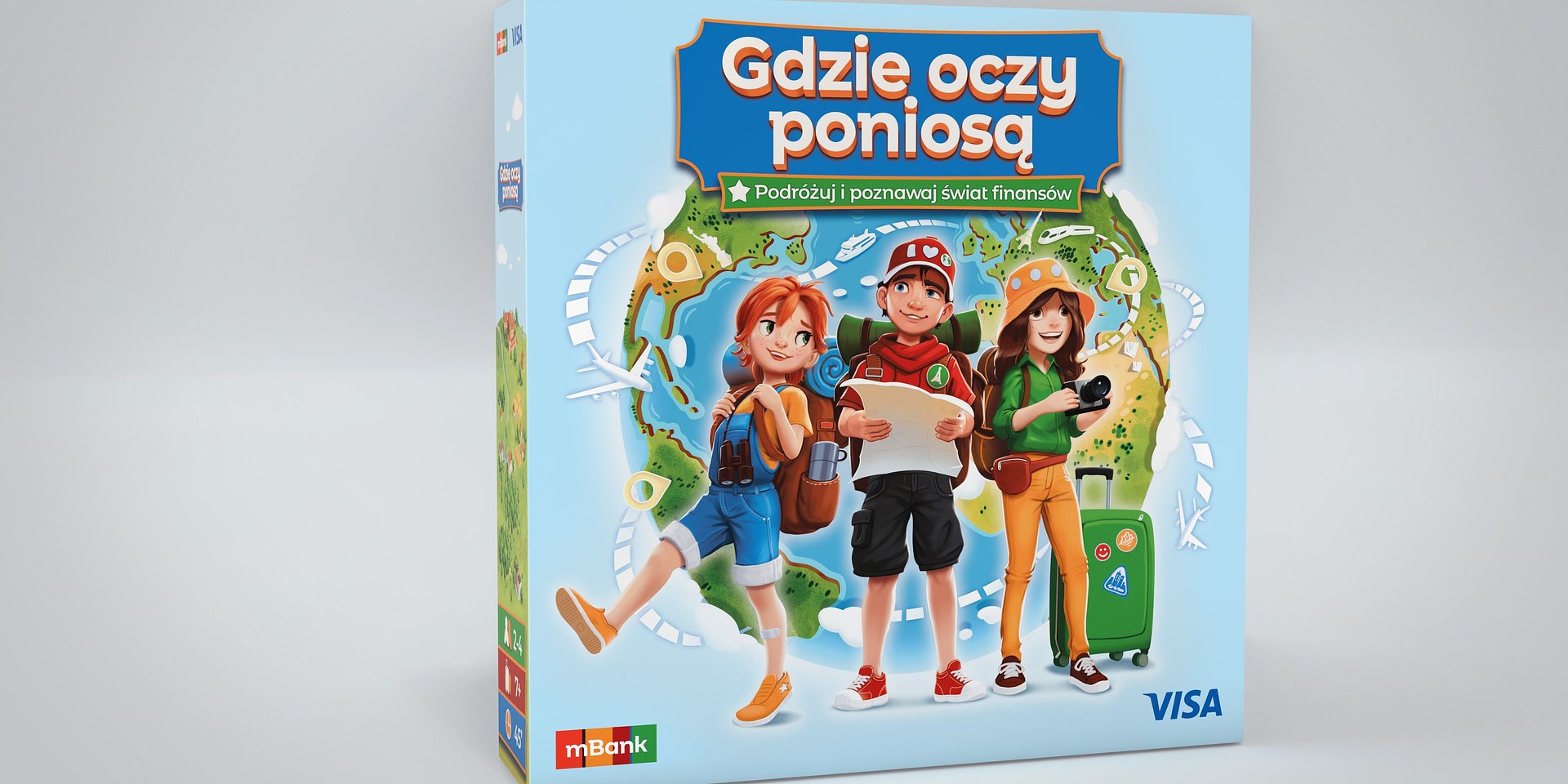 Najlepsze lekcje płyną ze wspólnie spędzonego czasu. mBank stworzył grę planszową dla dzieci „Gdzie Oczy Poniosą”