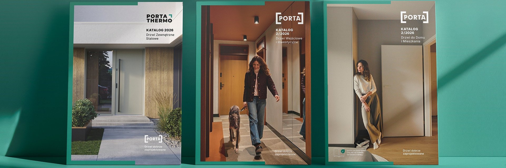 PORTA prezentuje nowe wydania katalogów: „Drzwi do Domu i Mieszkania” oraz „Drzwi Wejściowe i Inwestycyjne”