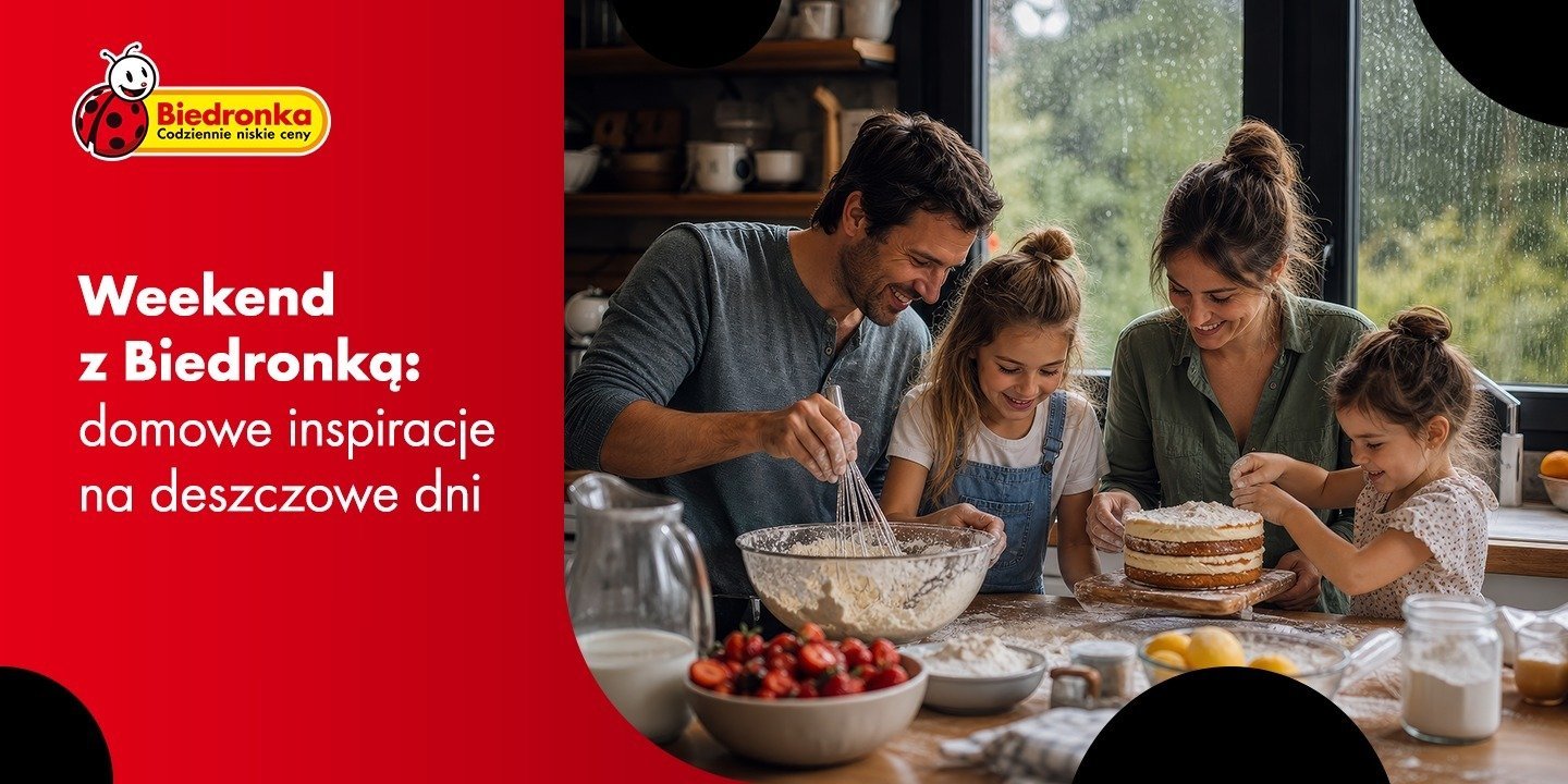 Weekend z Biedronką: domowe inspiracje na deszczowe dni