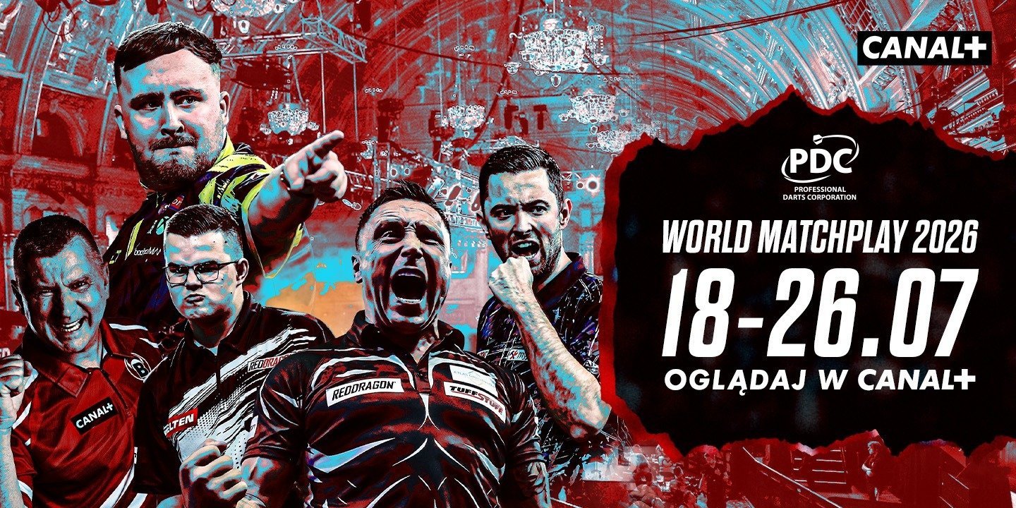 Krzysztof Ratajski powalczy w World Matchplay 2026. Turniej na żywo w CANAL+
