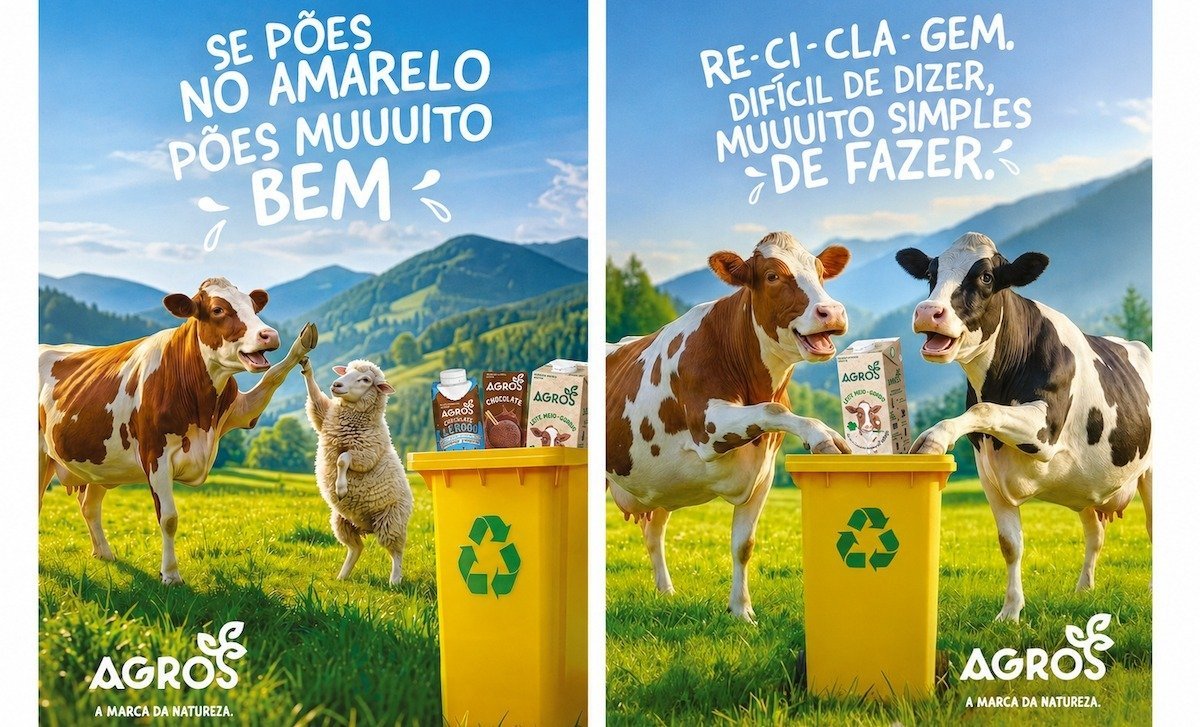 Agros e Tetra Pak unem-se para promover a reciclagem das embalagens de leite no ecoponto amarelo