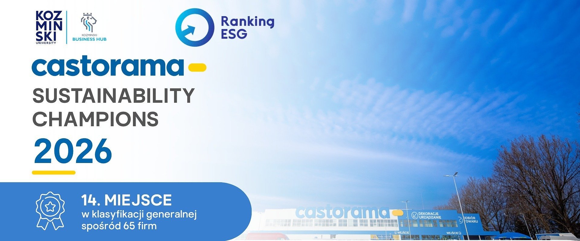 Castorama Polska z tytułem Sustainability Champion 2026