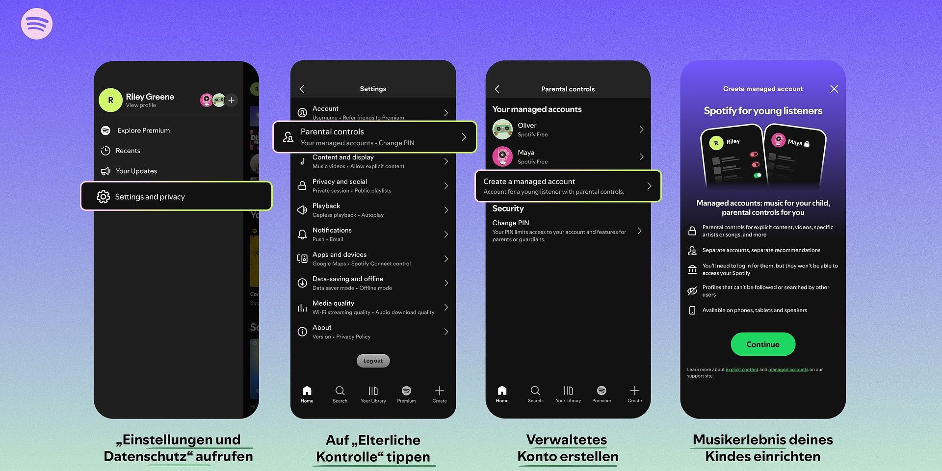 Spotify führt „verwaltete Konten” für Free-Accounts ein