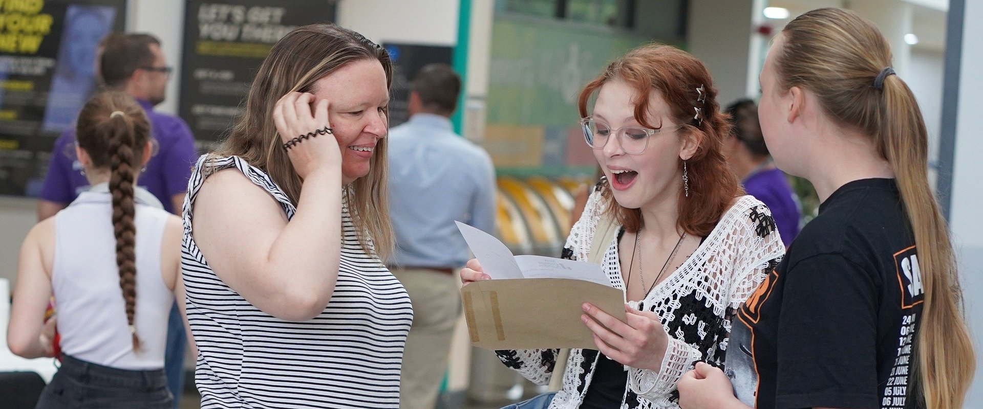 A-Level and T-Level Results Day: Media Opportunity at New College Durham