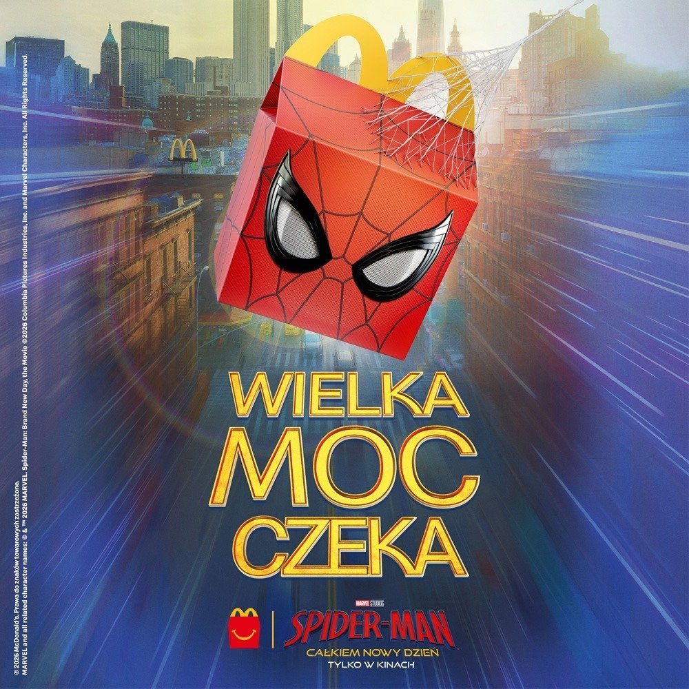 Spider-Man wylądował w McDonald’s®! Nowa kolekcja w Happy Meal® już dostępna