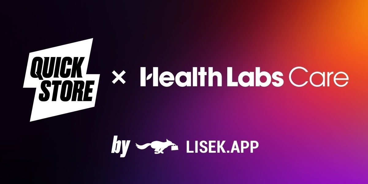 Suplementy z dostawą w 30 minut. Health Labs Care debiutuje w Quickstore - nowym modelu sprzedaży Lisek.App
