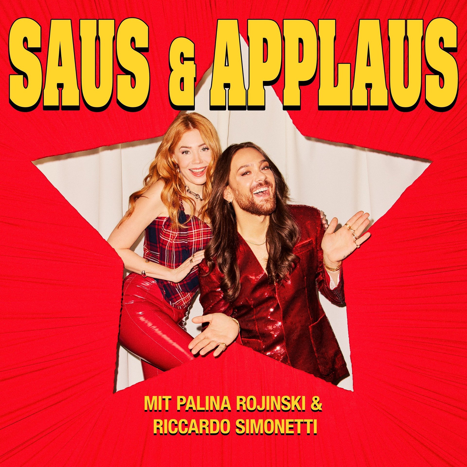 „Saus und Applaus“: Palina Rojinski und Riccardo Simonetti starten neuen Video-Podcast