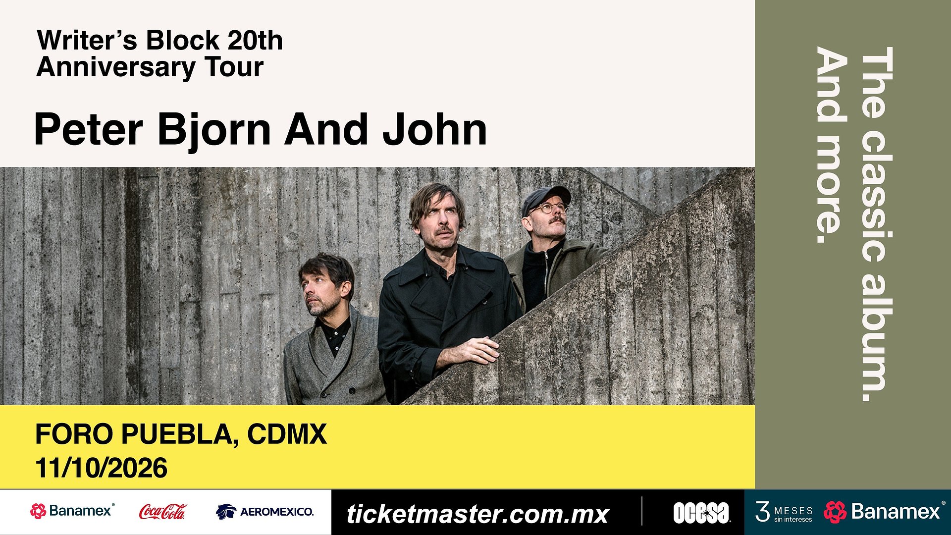 ¡Peter Bjorn and John llenarán la CDMX de indie pop sueco!