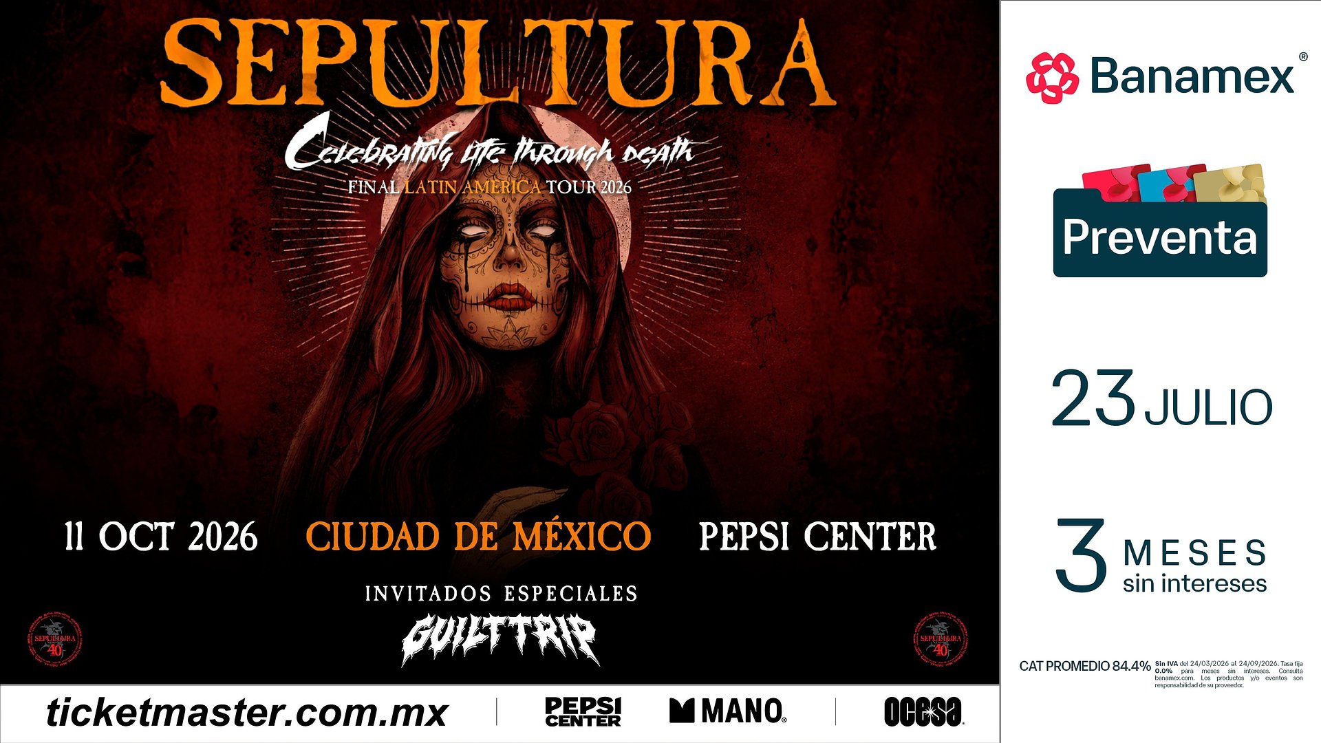 SEPULTURA THE CLOUD OF UNKNOWING: UN ÚLTIMO Y PODEROSO SHOW ANTES DE QUE CAIGA EL TELÓN