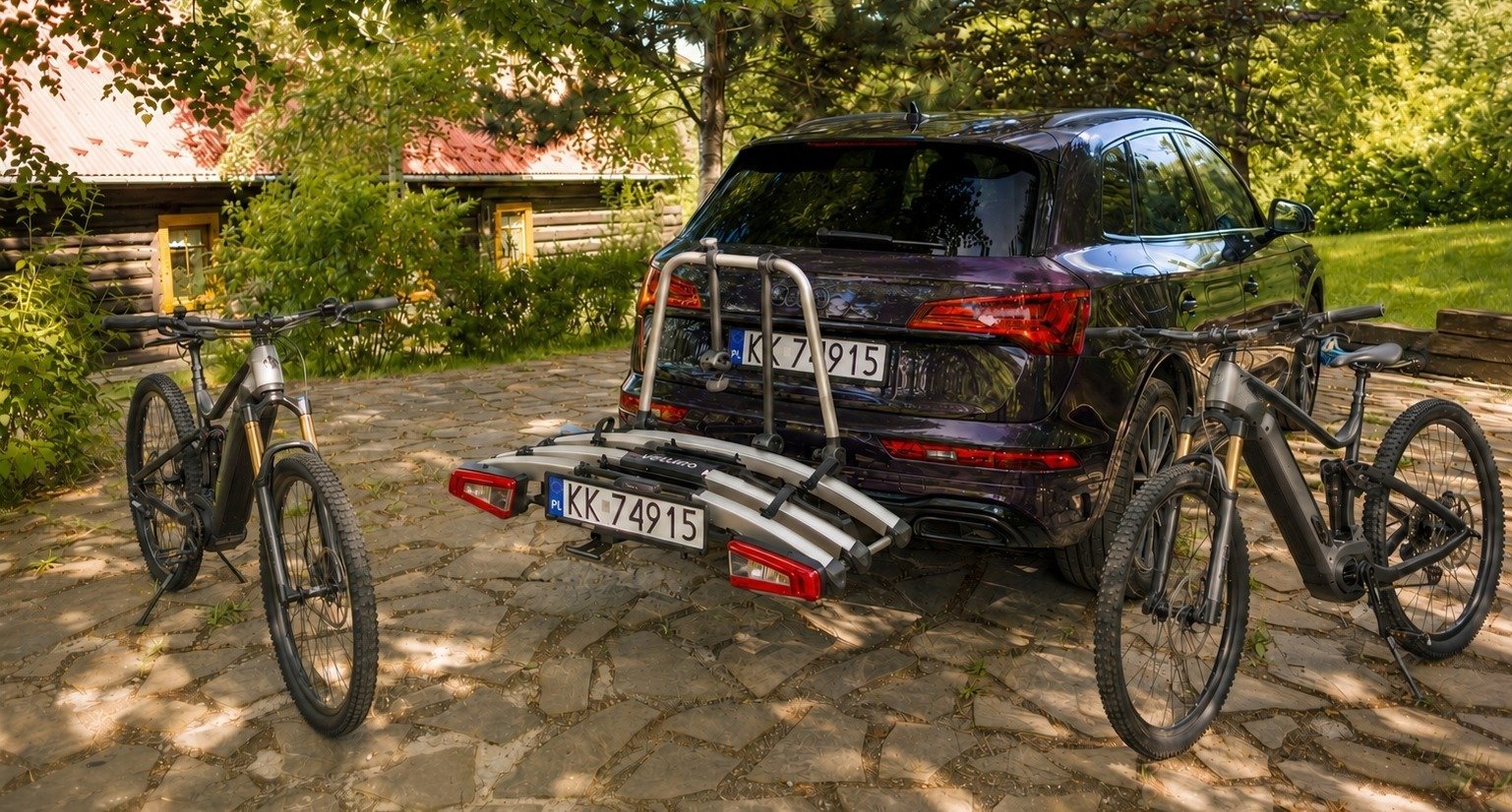 Dwa e-bike’i mogą ważyć więcej niż trzy zwykłe rowery. Jak prawidłowo dobrać platformę na hak?