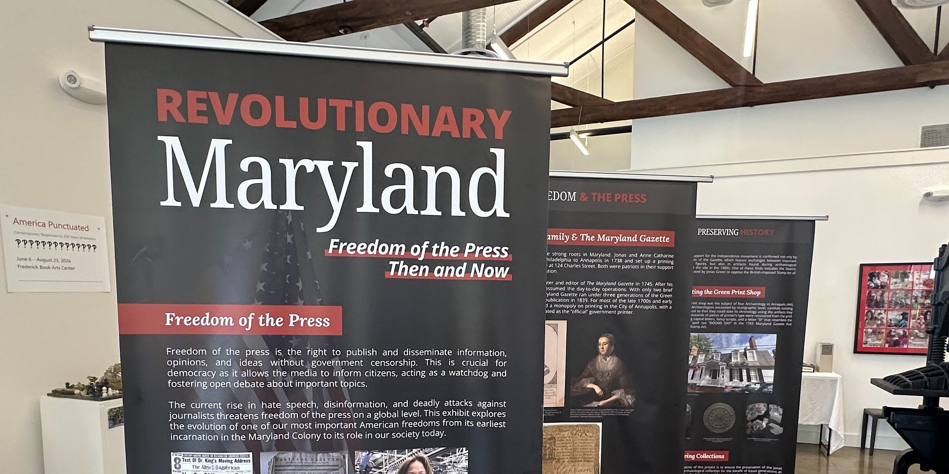 Maryland Humanities Announces Summer Locations for Revolutionary Maryland: Freedom of the Press Then and Now Traveling Exhibition