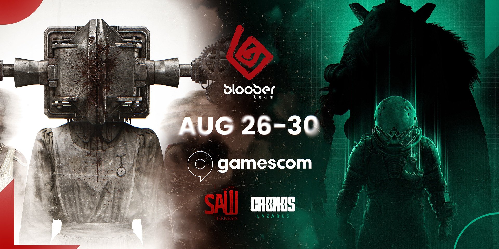Bloober Team na Gamescom 2026 - pokaz Cronos: Lazarus i strefa SAW: Genesis