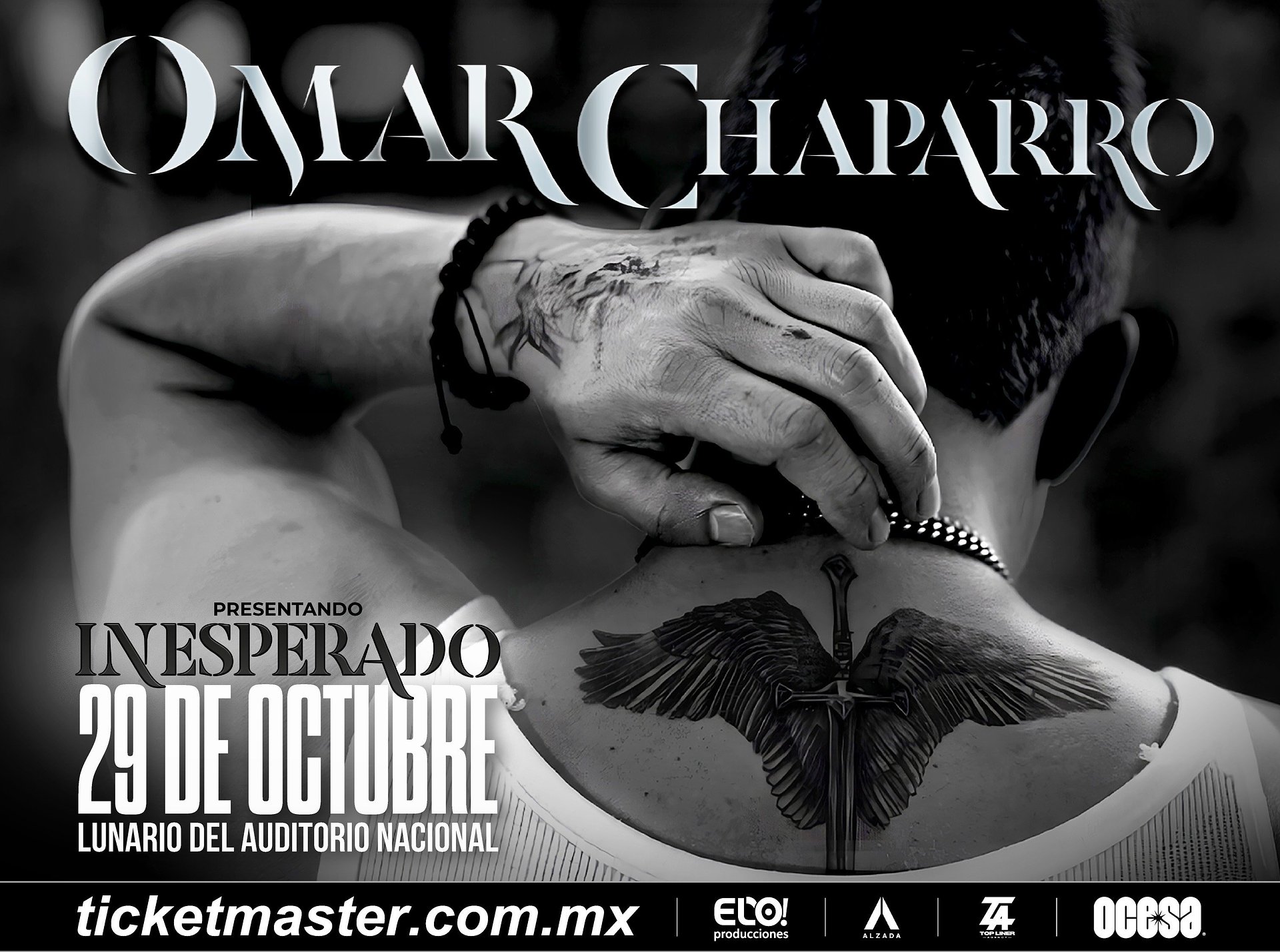 Omar Chaparro presentará "Inesperado" en el Lunario del Auditorio Nacional