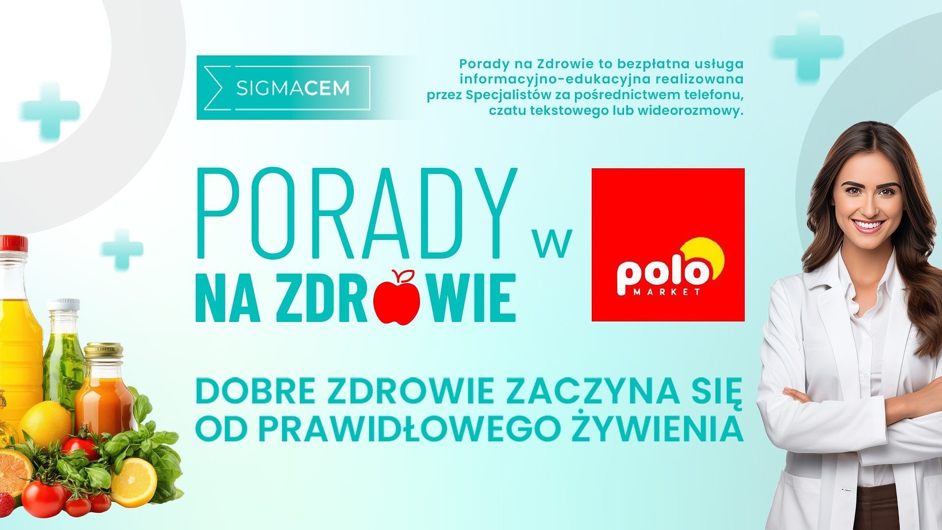 Bezpłatne porady dietetyka i farmaceuty dla każdego. POLOmarket uruchamia „Porady na Zdrowie”