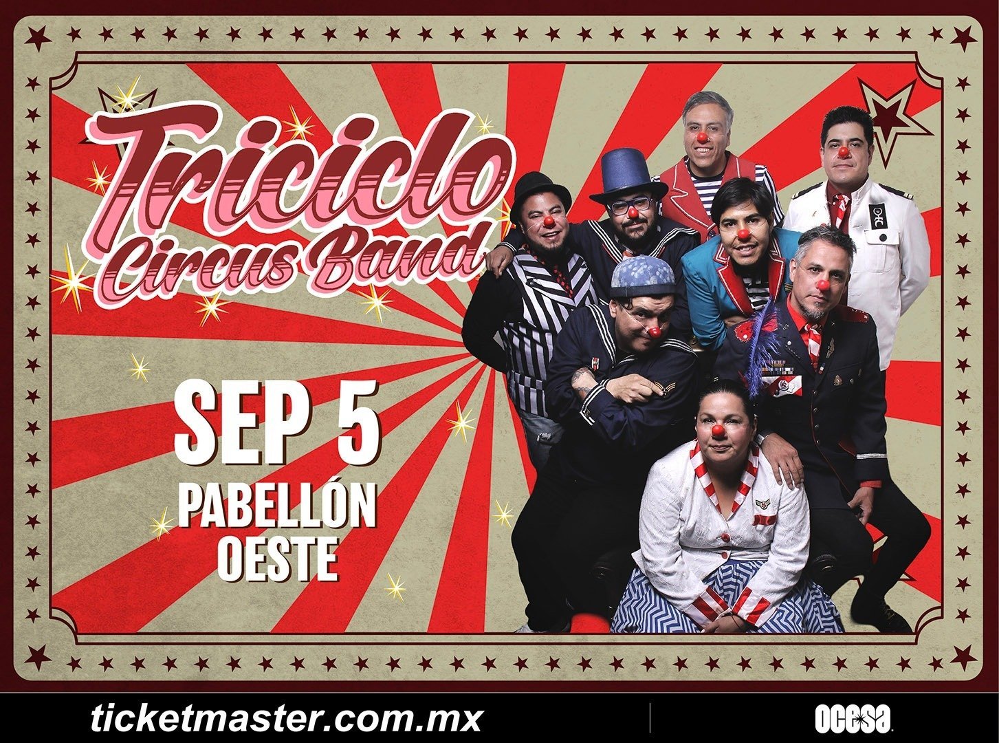 Invitación Conferencia de Prensa Triciclo Circus Band