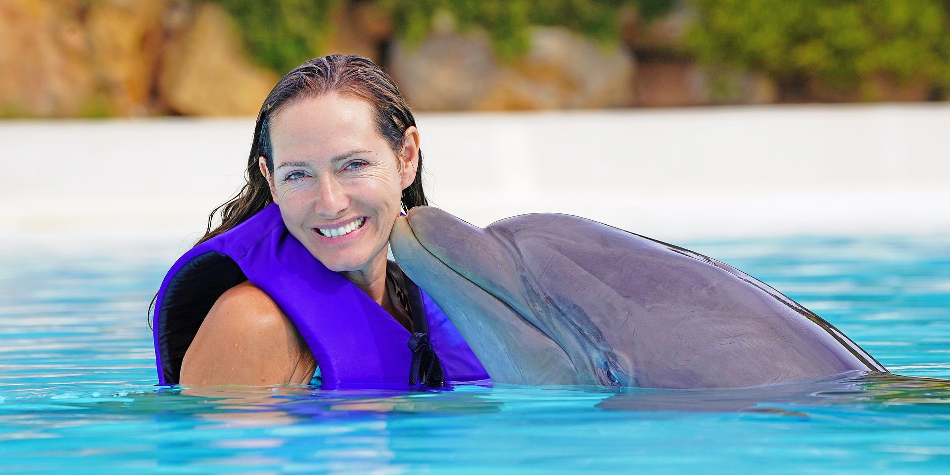 Fernanda Serrano visita o Zoomarine Algarve em família