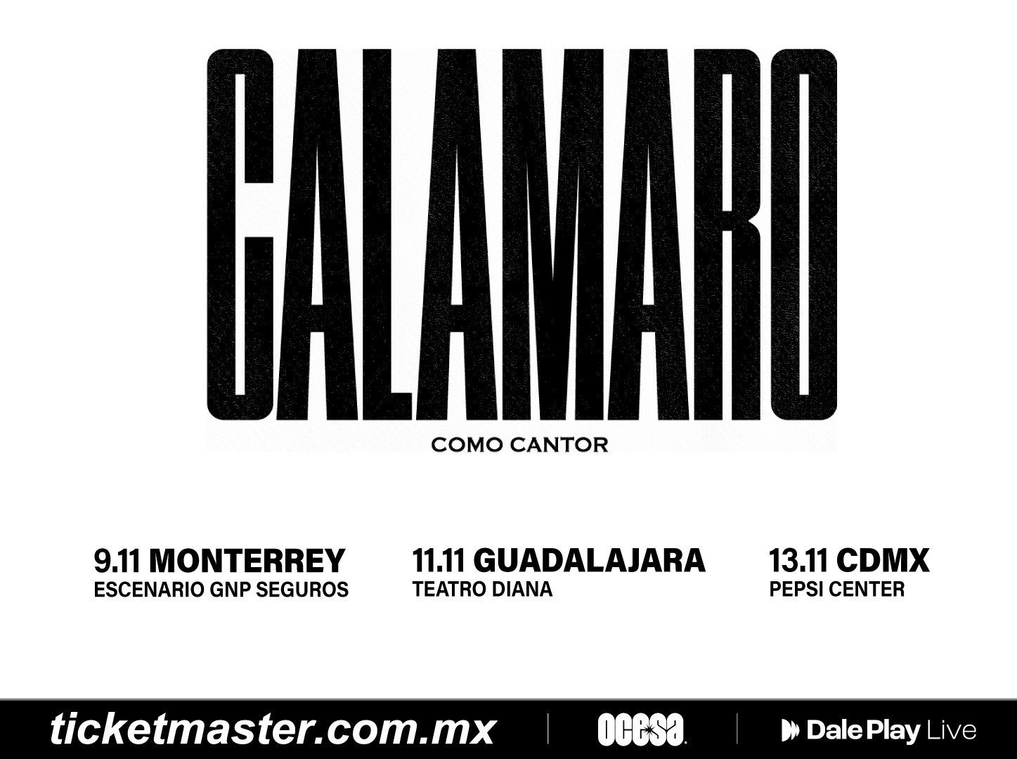 El poeta de las mil canciones regresa a México: Andrés Calamaro anuncia su gira Calamaro Como Cantor